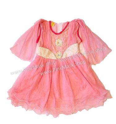 Платье розовое воздушное
