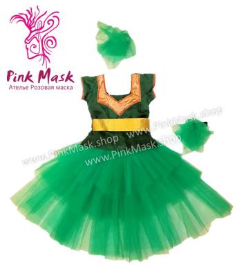 Платье зелёное Виктория